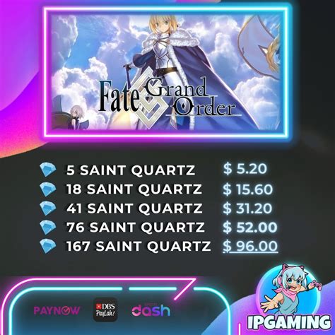 fgo saint quartz price|Fate Grand Order Saint Quartz Farming Guide .